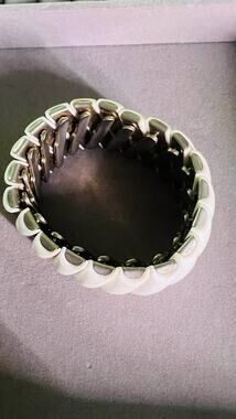 Vintage Leru White Expansion Bracelet